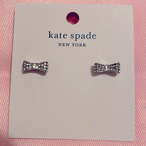 New! Kate Spade Bow Stud Earrings - Picture 2 of 7